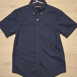 RVCA Dark Blue Boys' Fit Shirt
